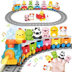 ShyLizard learning train with lights and music for toddlers and caregivers to enjoy together