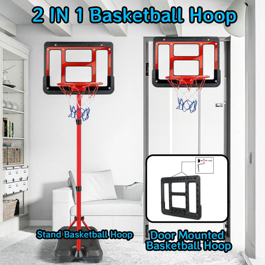 ShyLizard mini basketball set with three balls supports hand-eye coordination.