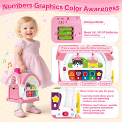 ShyLizard House presents numbers 0-9 with engaging prompts for counting.
