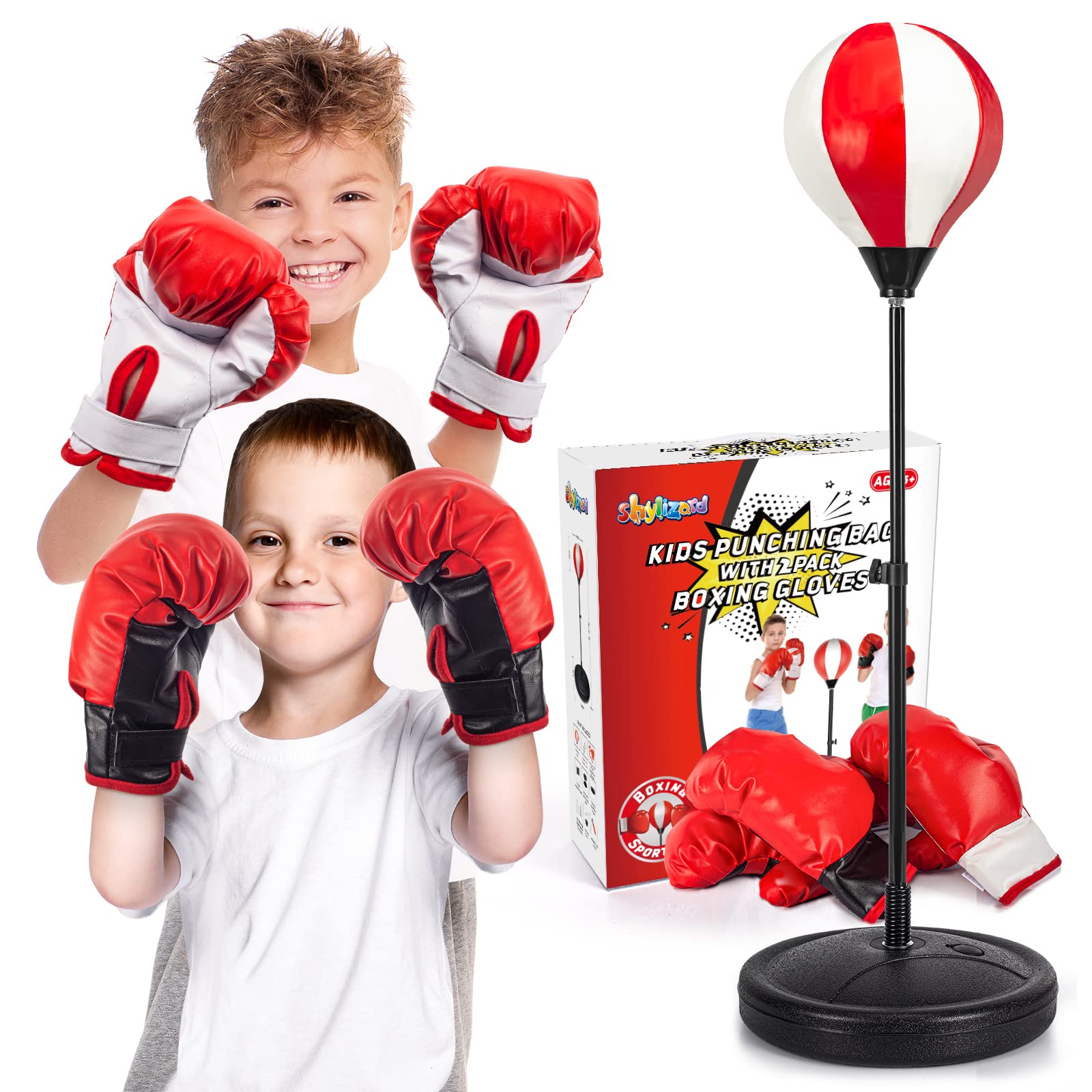 ShyLizard punching bag kids ball promotes active play and coordination.