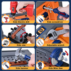 ShyLizard realistic electric drill with sound for authentic pretend play.