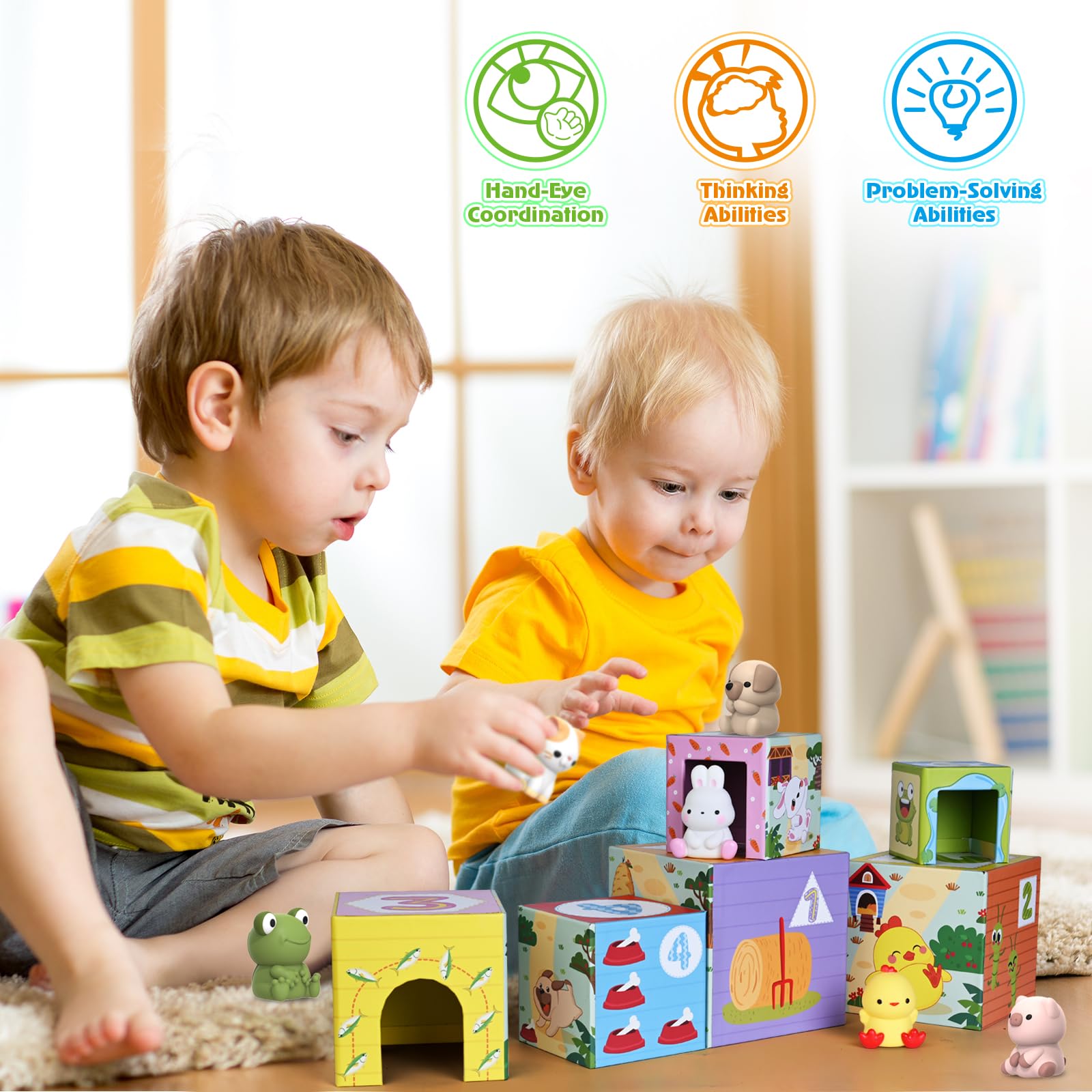 ShyLizard storage-friendly toddler toy set for organization