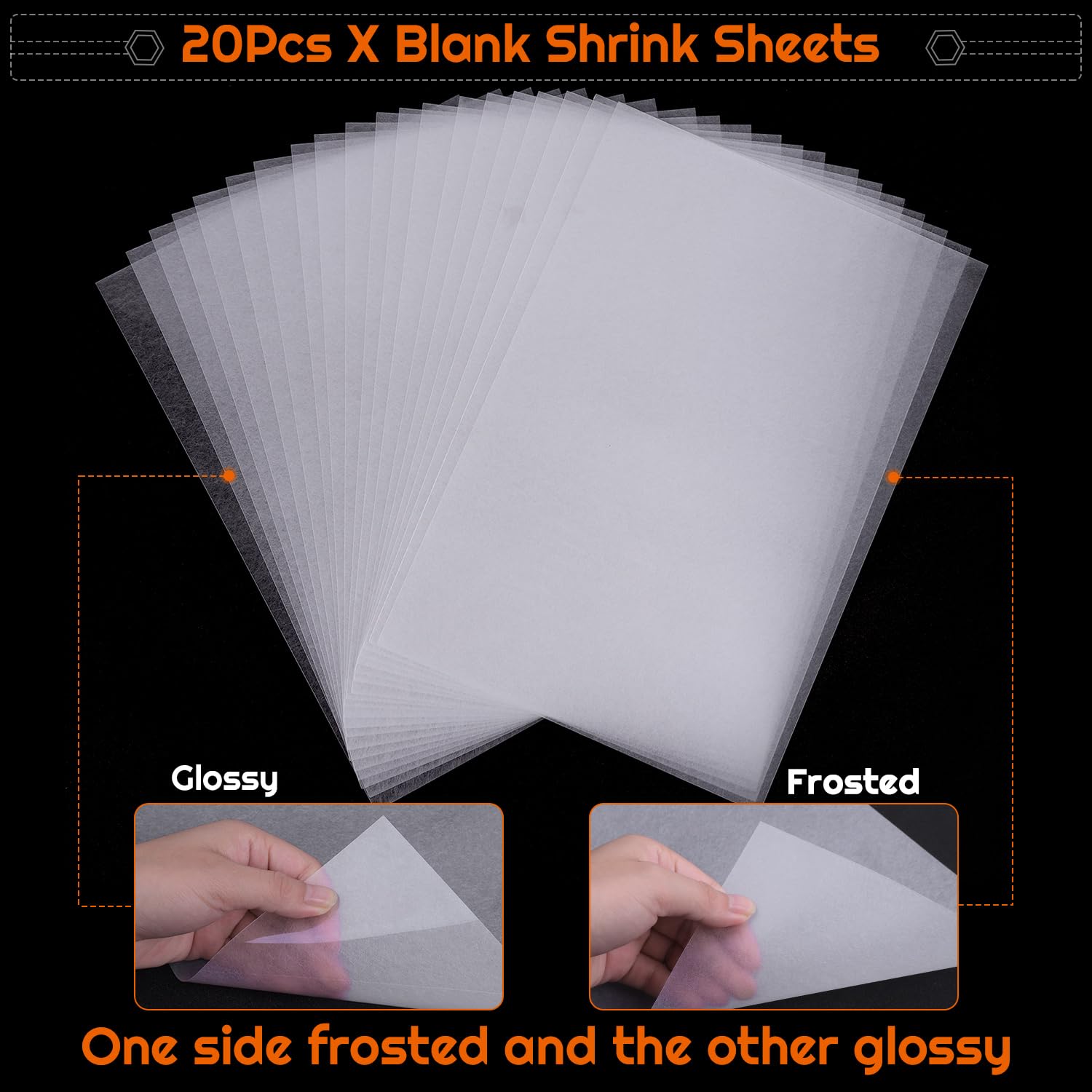 Shynek Shrinky Sheets Scissors for clean cuts and easy shapes