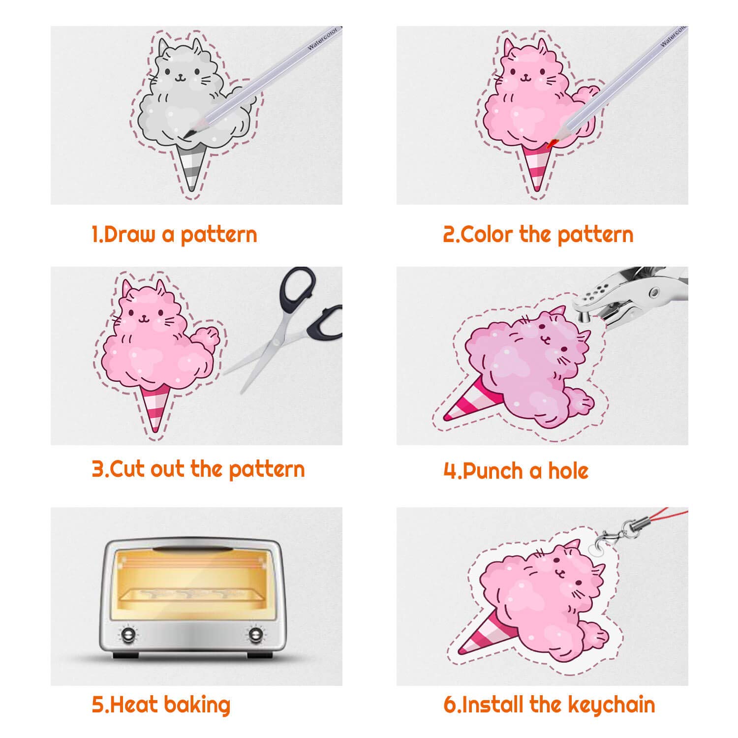 Shynek Shrinky Sheets Tweezers for precise placement during baking