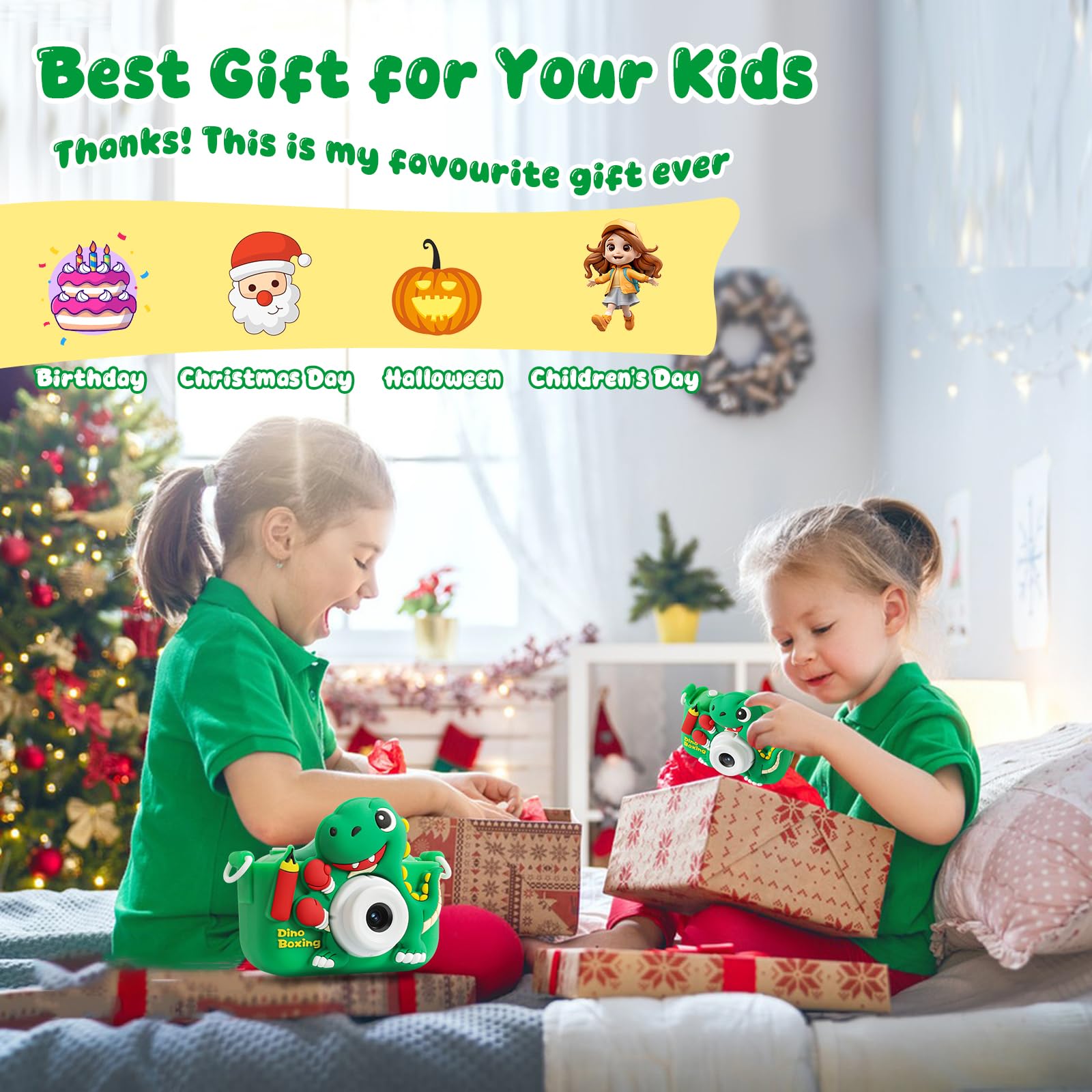 SHZYGQ Kids Camera kid-friendly design sparks creative exploration