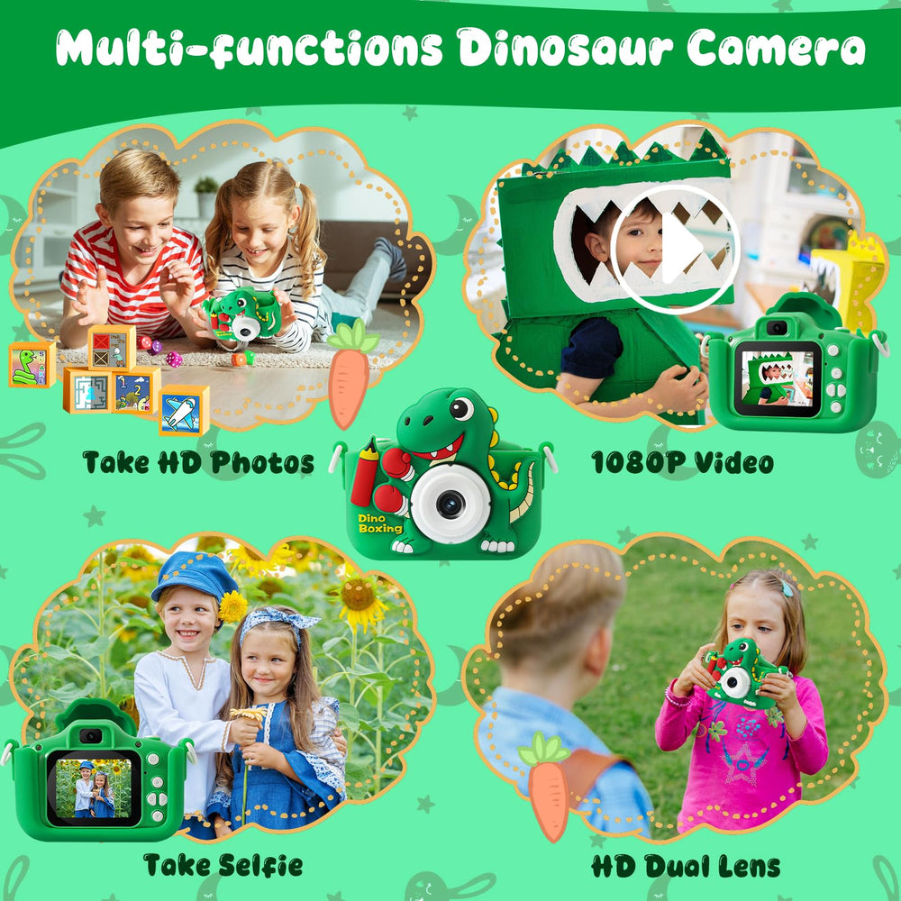 SHZYGQ Kids Camera rear camera captures 1080P video for vivid memories