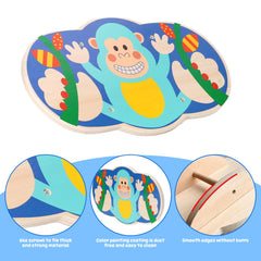 Siairo wobble balance board wooden core highlights durable construction.