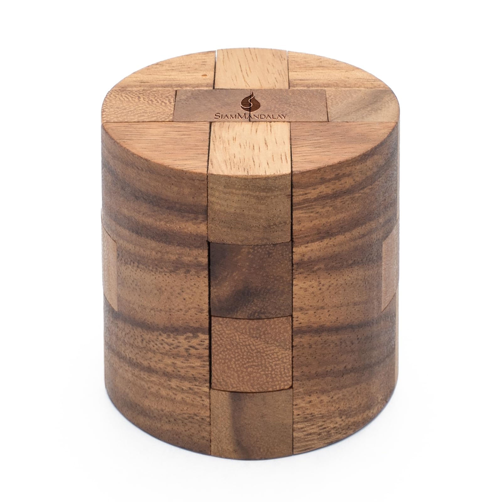 SiamMandalay Powder Keg on a desk reveals interlocking pieces for focus and decor.