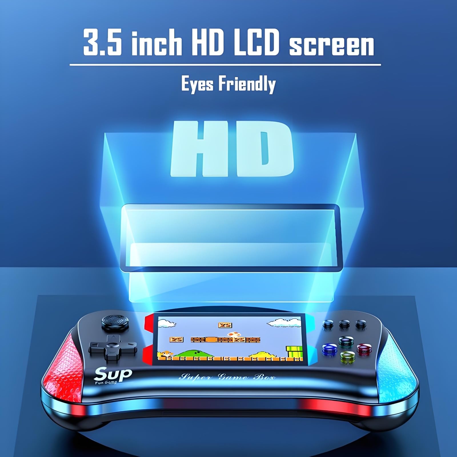 Sibotion SUP Retro console 3.5-inch display delivers clear retro action.