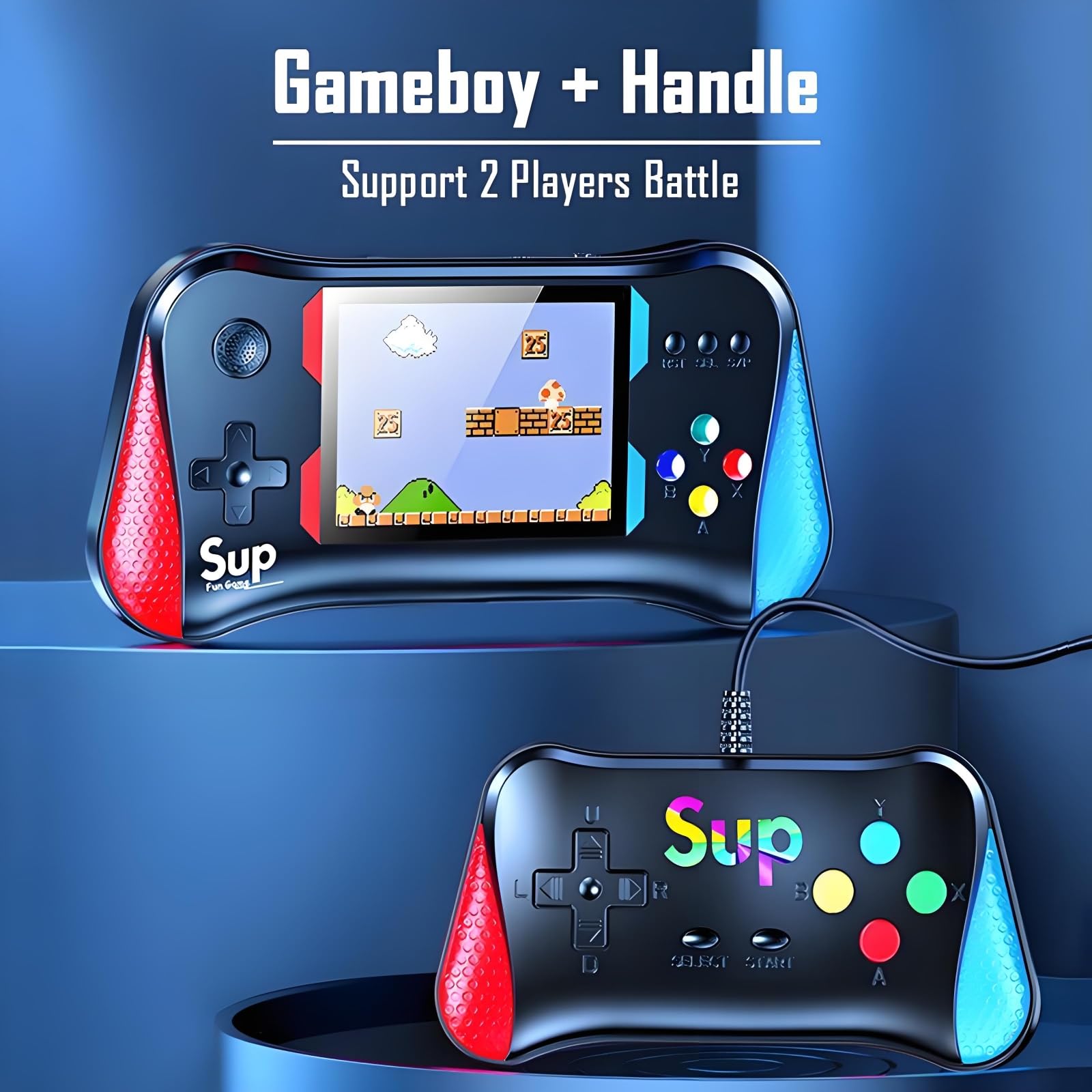 Sibotion SUP Retro console TV-out port enabling big-screen play.