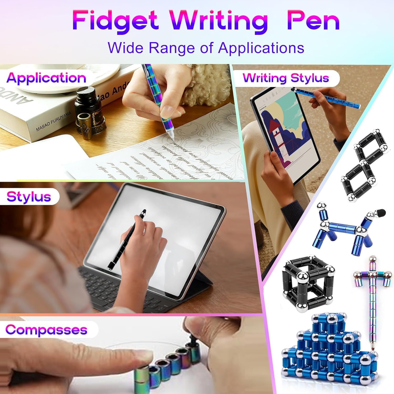 sicitu Fidget Pen stylus tip for smooth screen navigation and calm focus