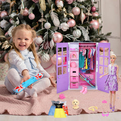 Sidola dress-up hairclips and combs add finishing touches.