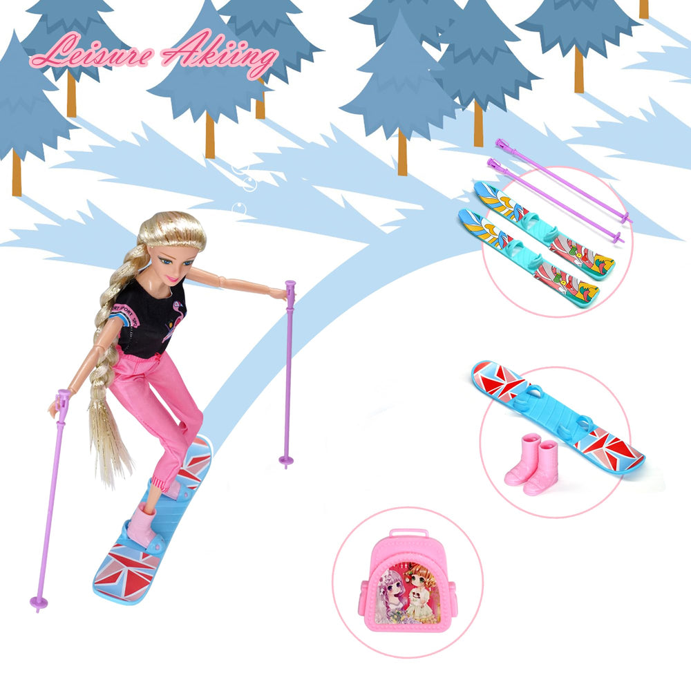 Sidola hangers and hairclips simplify dressing the doll.