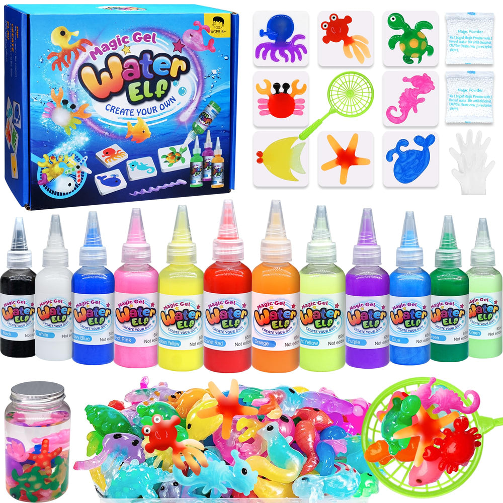 Sidola Magic Water Elf Kit box open showing included items for creative play