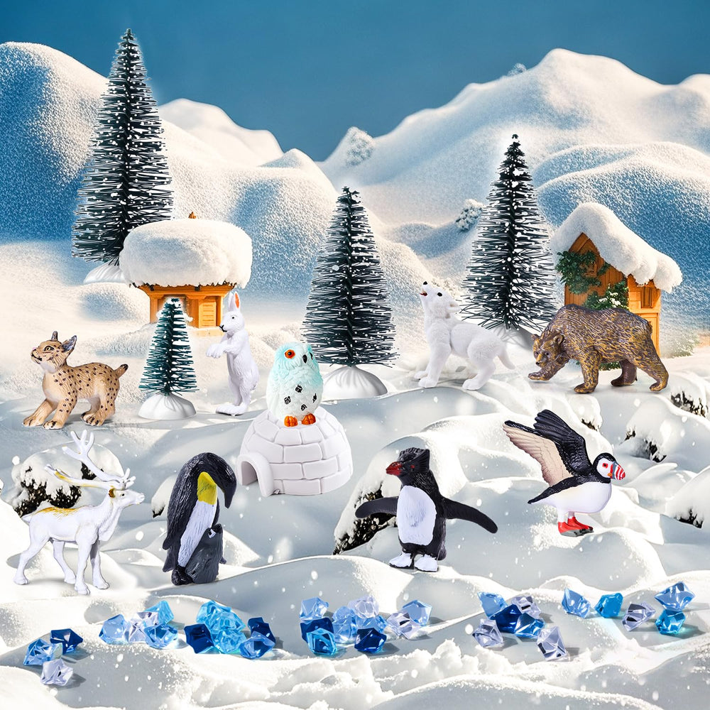 SIENON caribou figurine enhances Arctic diorama projects and imaginative play.