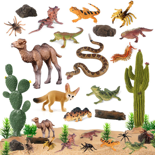 SIENON desert camel figurine for vivid dioramas and cake toppers