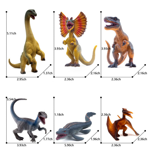 SIENON Velociraptor blue figure, detailed design ideal for imaginative storytelling and party decorations.