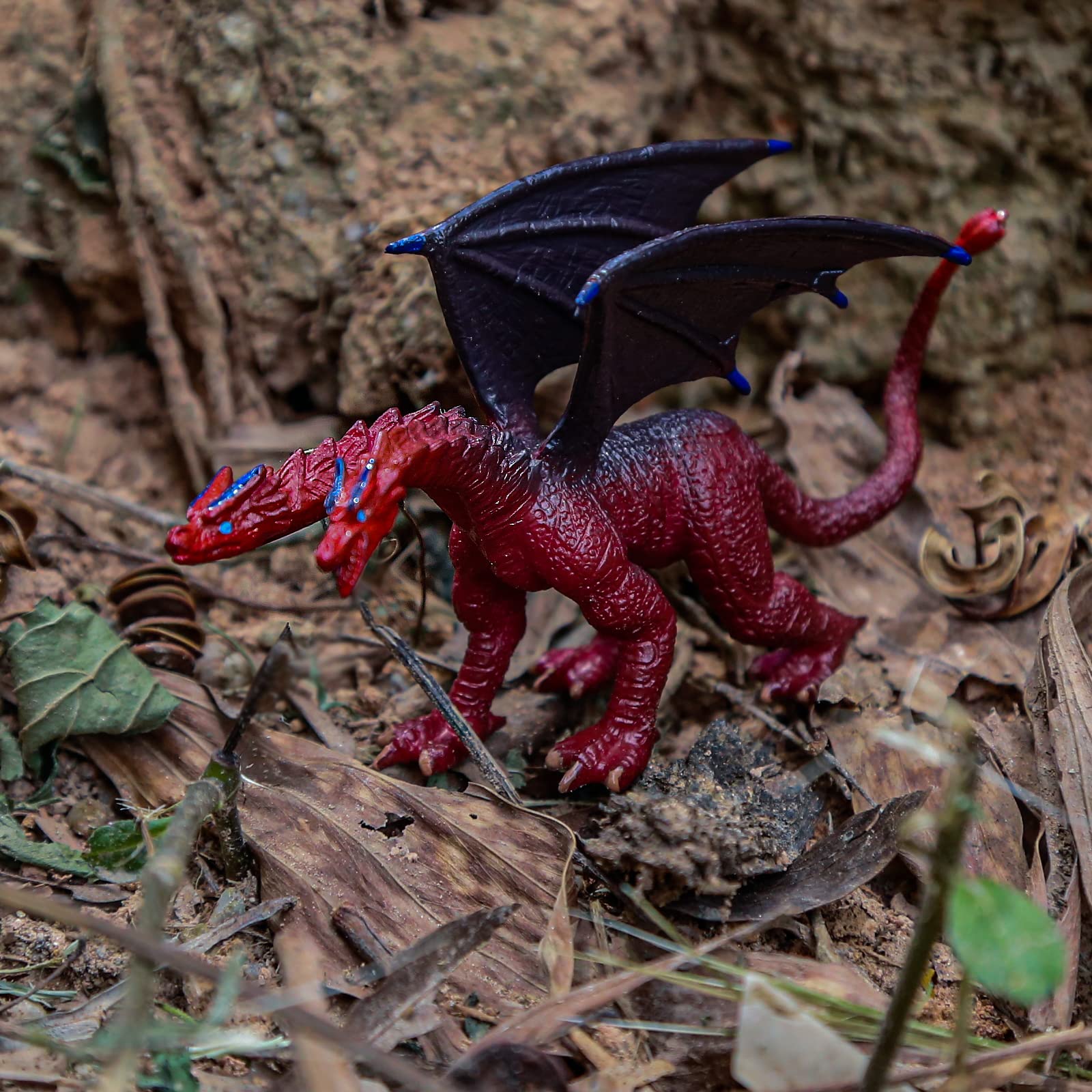 SIENON 3-inch dragon figures for bath time and imaginative play