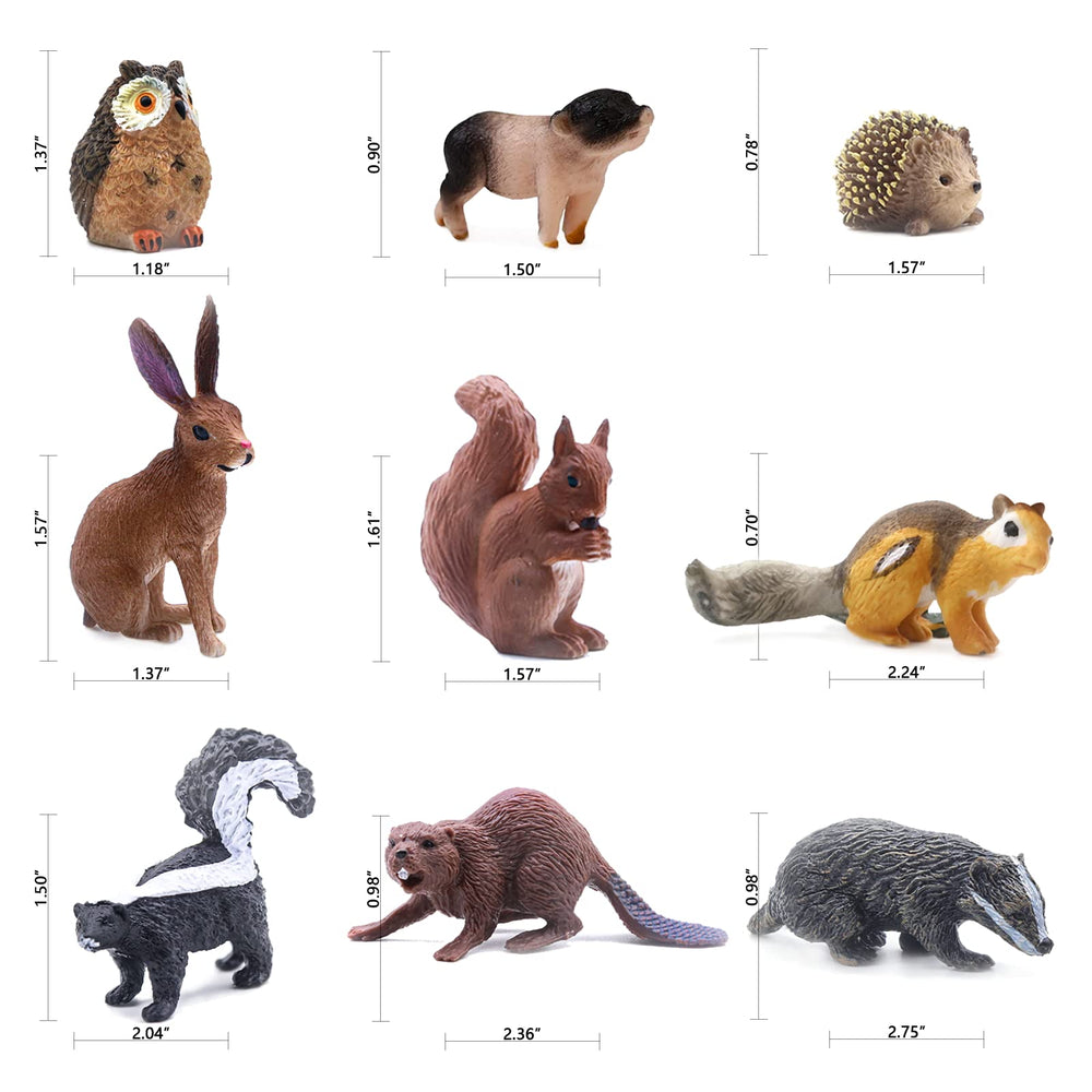 SIENON baby gray wolf figure for wildlife learning games