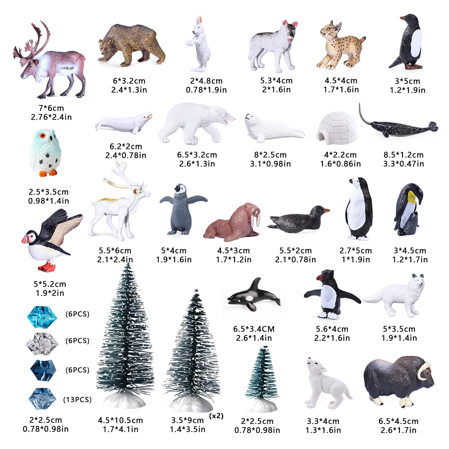 SIENON penguin figurine ideal for party decor and hands-on learning.