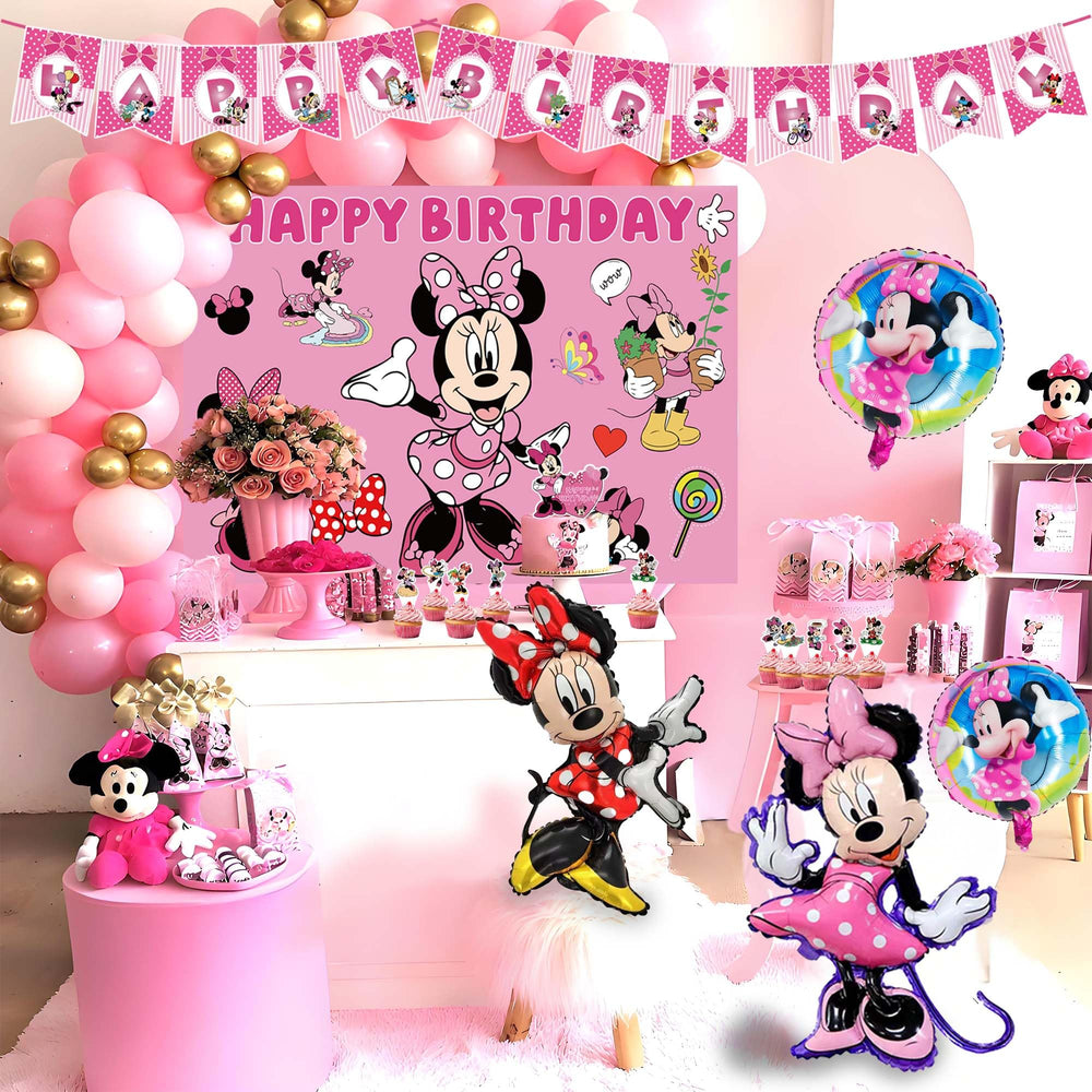 Signreen pink decorations kit includes ribbons, straws, and glue dots for easy setup.
