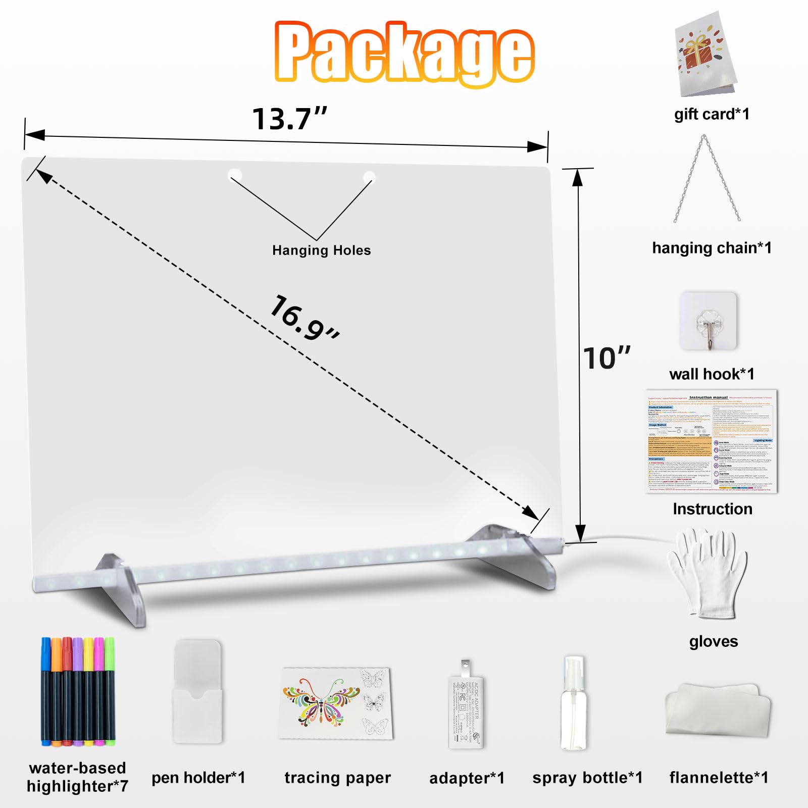 Signsxcel LED note board six modes offer customizable ambiance for study or play