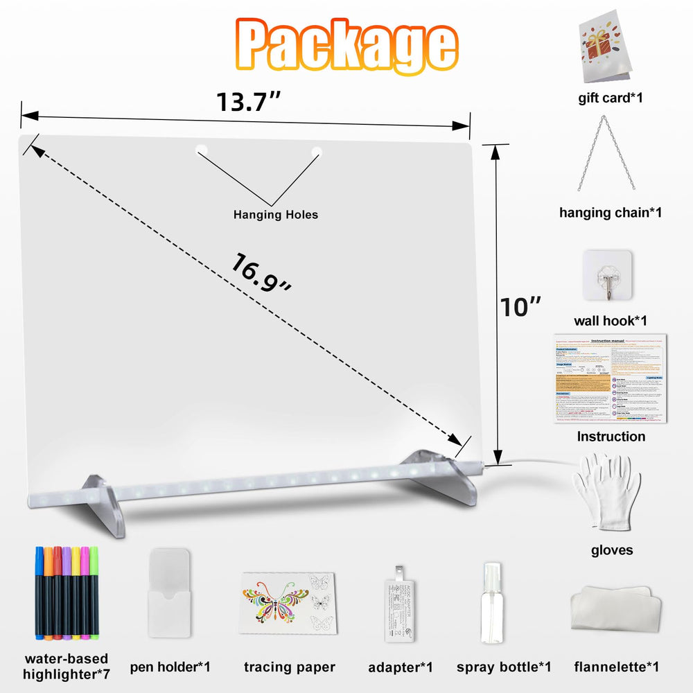Signsxcel LED note board six modes offer customizable ambiance for study or play