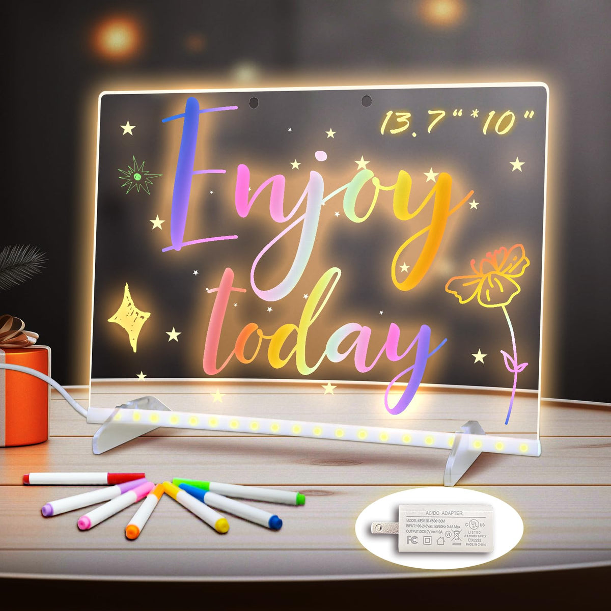 Signsxcel LED note board colors deliver vibrant illumination for kids' art projects