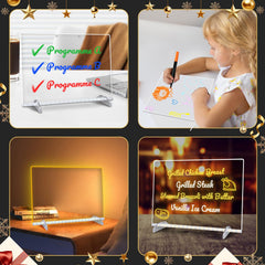 Signsxcel LED note board stand and hanging kit enable flexible display