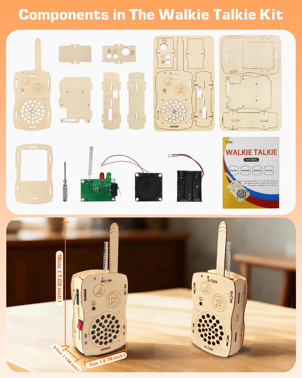 SIHUADON family fun walkie-talkie emphasizes team play and exploration.