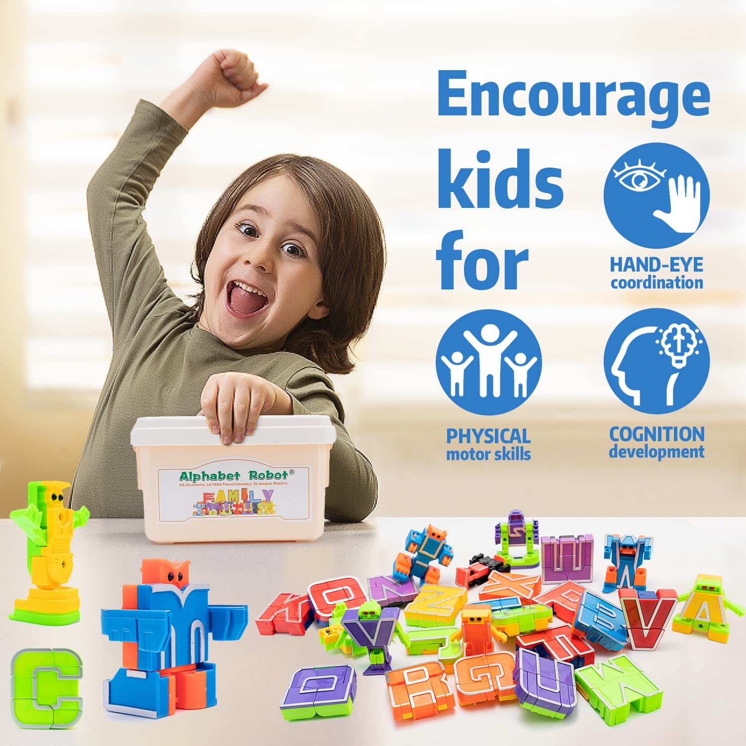 Siiziitoo Alphabots classroom-prize set sparks motivation and rewards