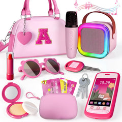 Sikcurg Play Purse with handbag and accessories for imaginative pretend play.