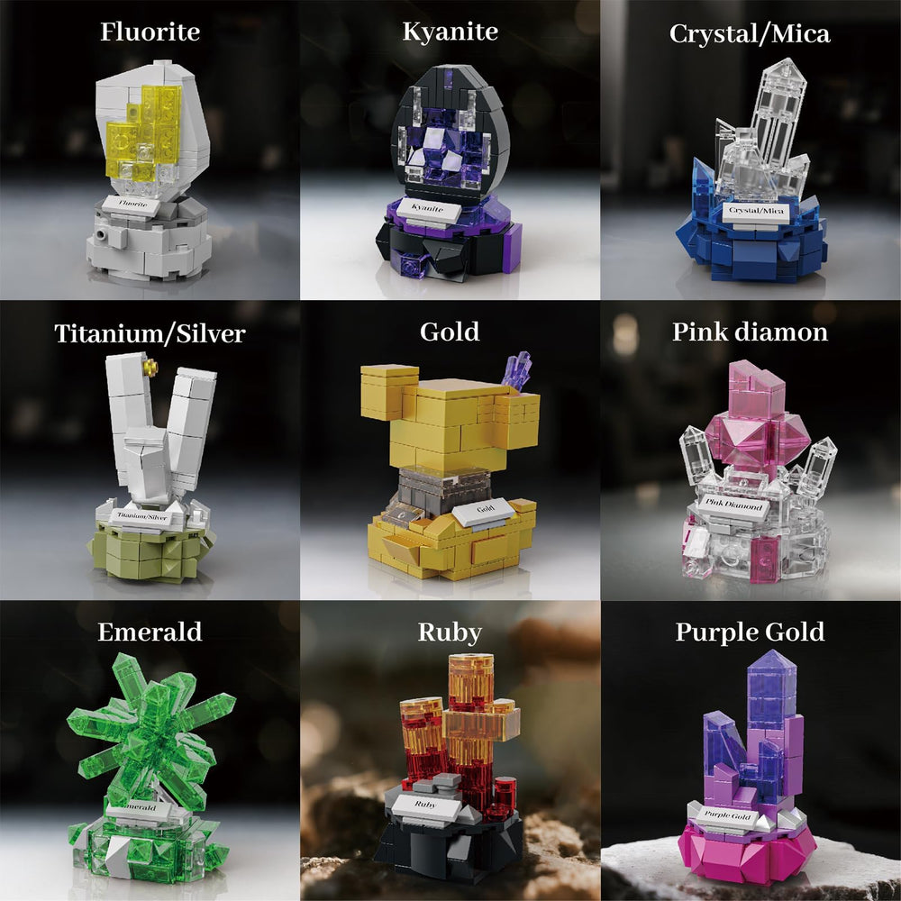 Sikewettx emerald gemstone model for educational display and collection.