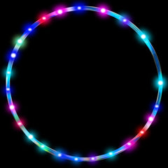 SIKWO LED dance hoop with 60cm beads for vibrant performances