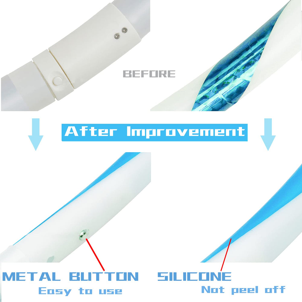 SIKWO LED dance hoop with a reliable metal on/off button
