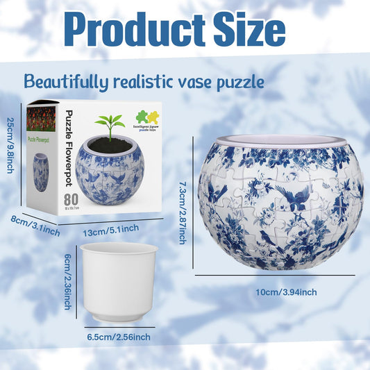 Assembled Silipull vase on display without glue for quick setup