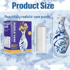 Silipull 3D puzzle vase water column highlights versatile tabletop arrangements