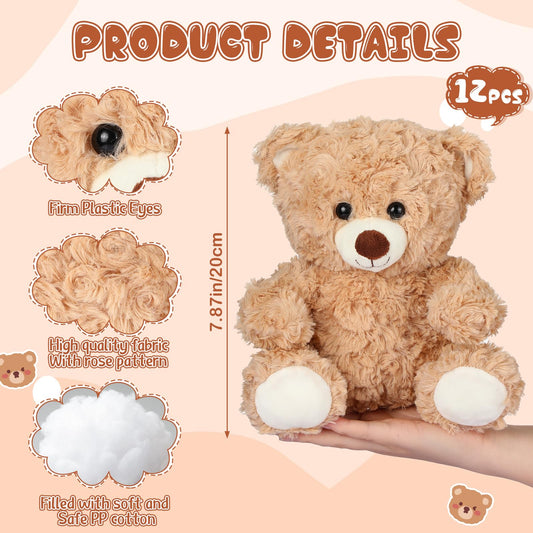 Silipull bulk-pack 12 bears ideal for party favors and decorations