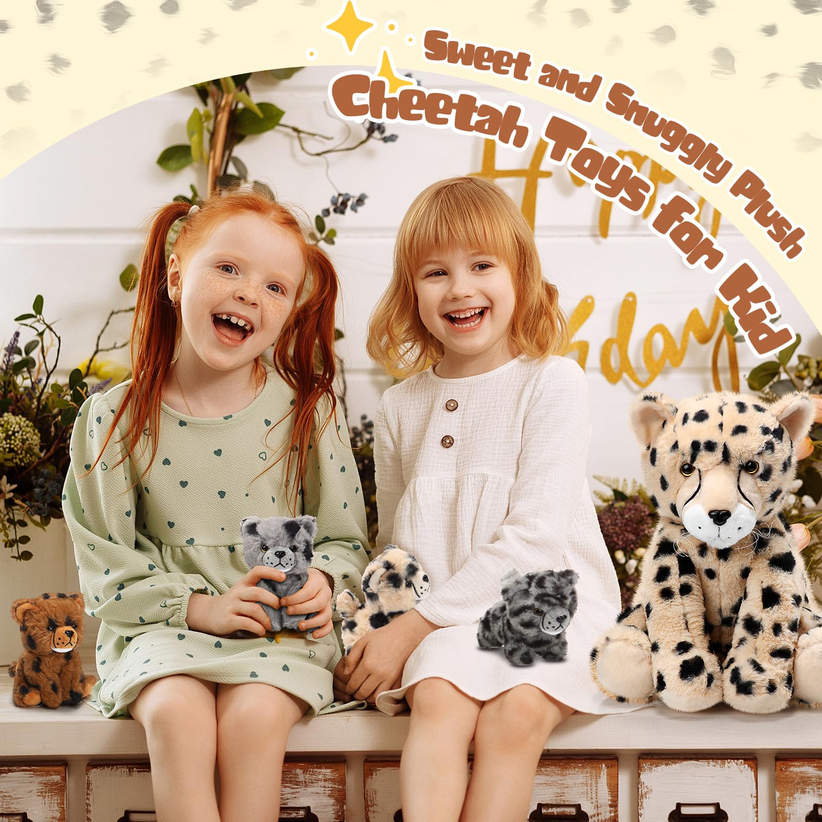 Silipull cheetah decor and gift idea for birthdays and safari-themed parties.