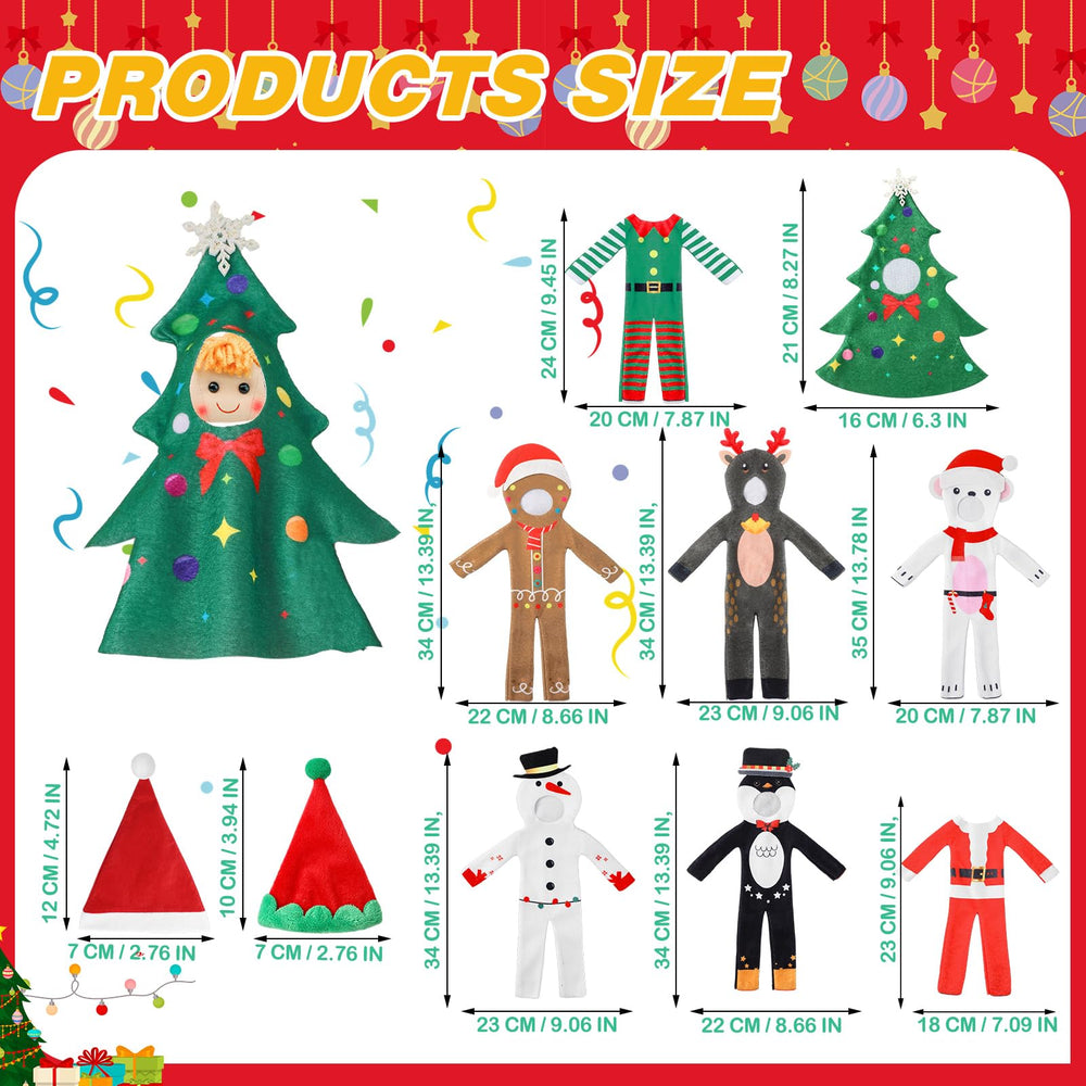 Silipull snowman doll outfit for cute décor and quick dressing
