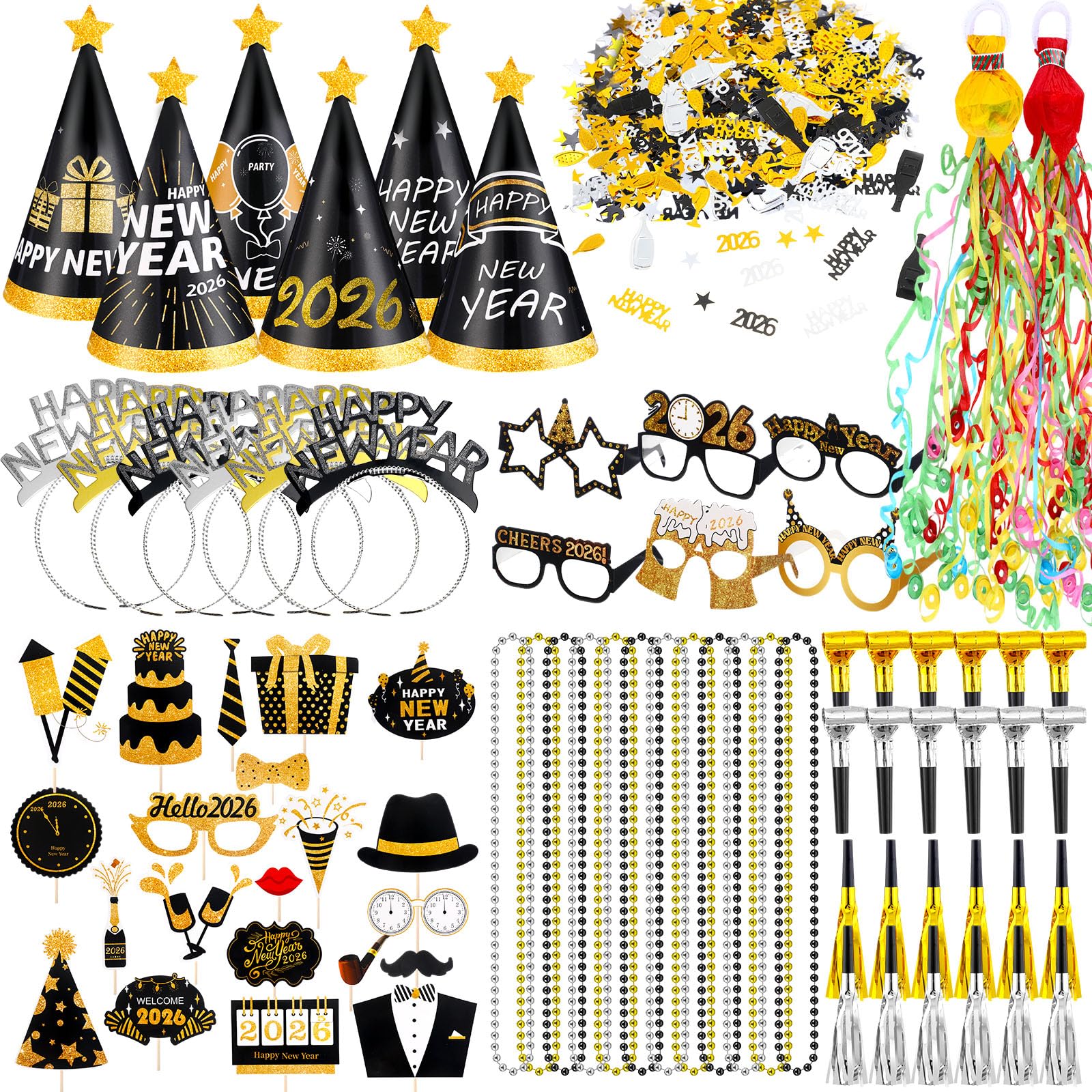 Silipull Hello 2026 headbands add festive flair for photos and celebrations.