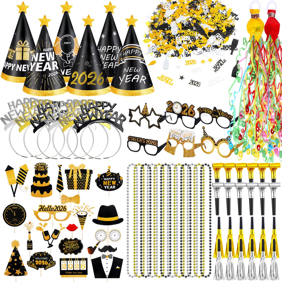 Silipull Hello 2026 headbands add festive flair for photos and celebrations.
