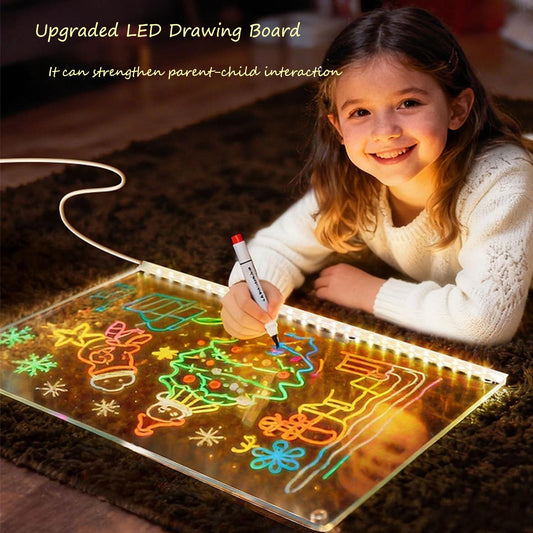 Silkivana LED Note Board with seven colors for creative art
