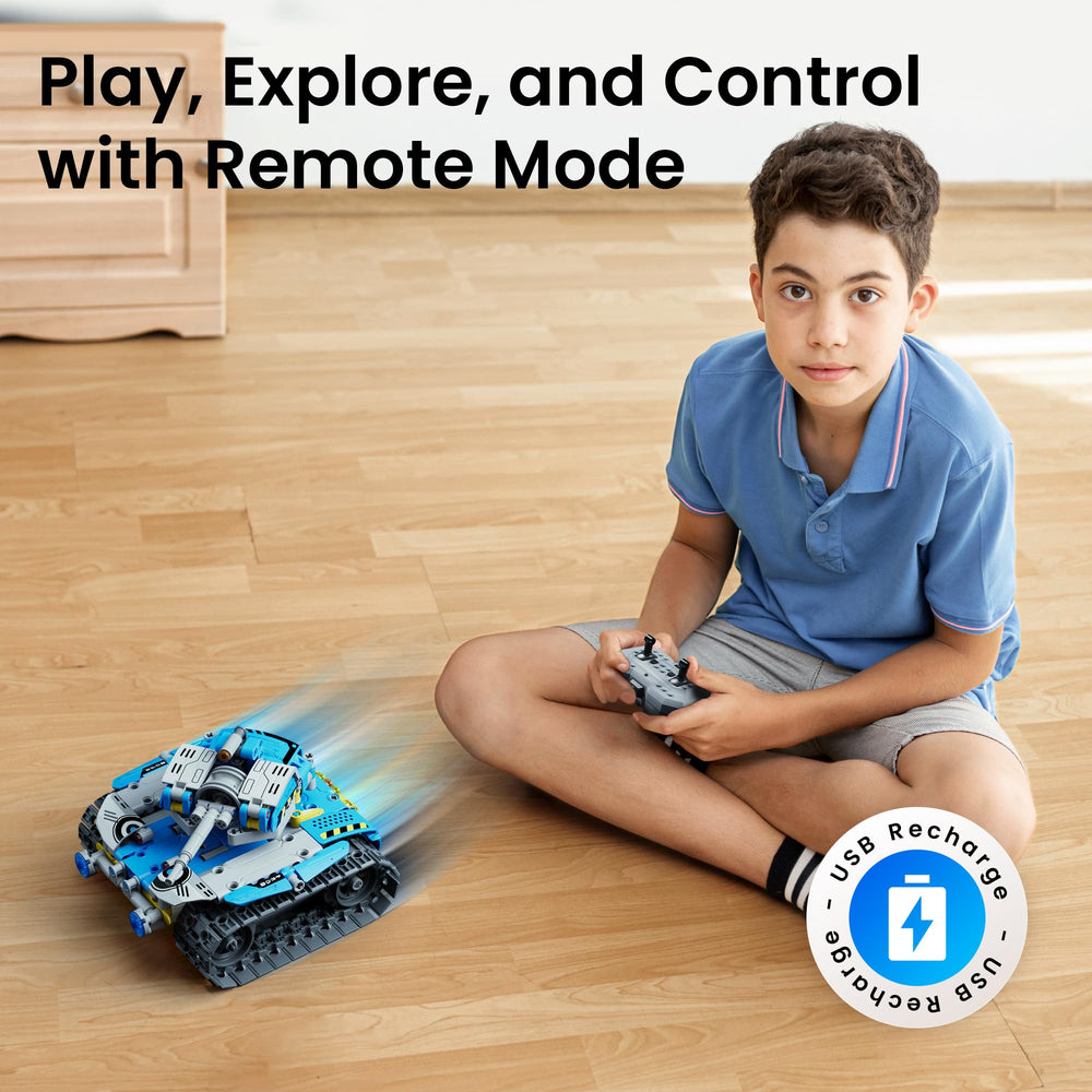 Sillbird Bluetooth app control provides flexible programming for play and exploration.
