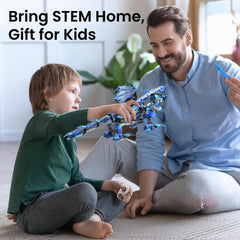 Sillbird dragon-building kit 3-in-1 models featuring dragon, tiger, and crocodile for versatile play.