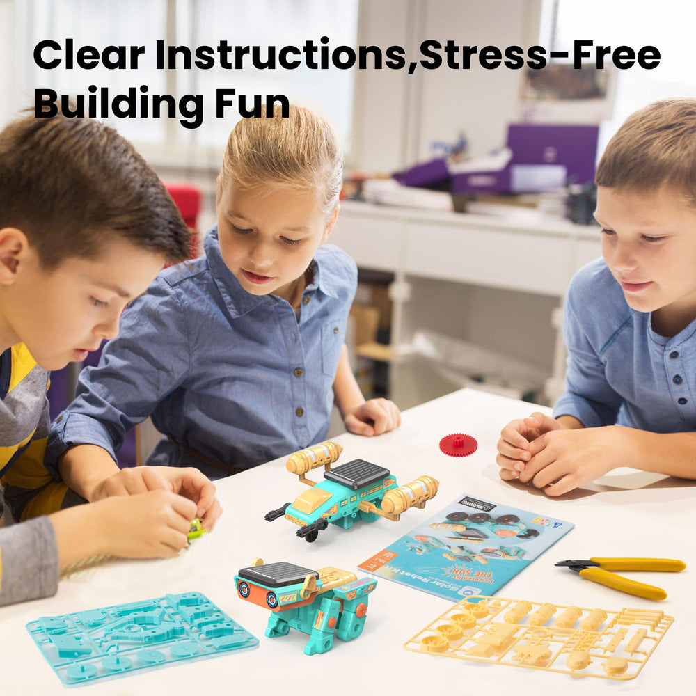 Sillbird kids STEM learning session with step by step assembly