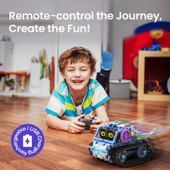 Sillbird rechargeable battery-powered robot offering longer creative sessions.