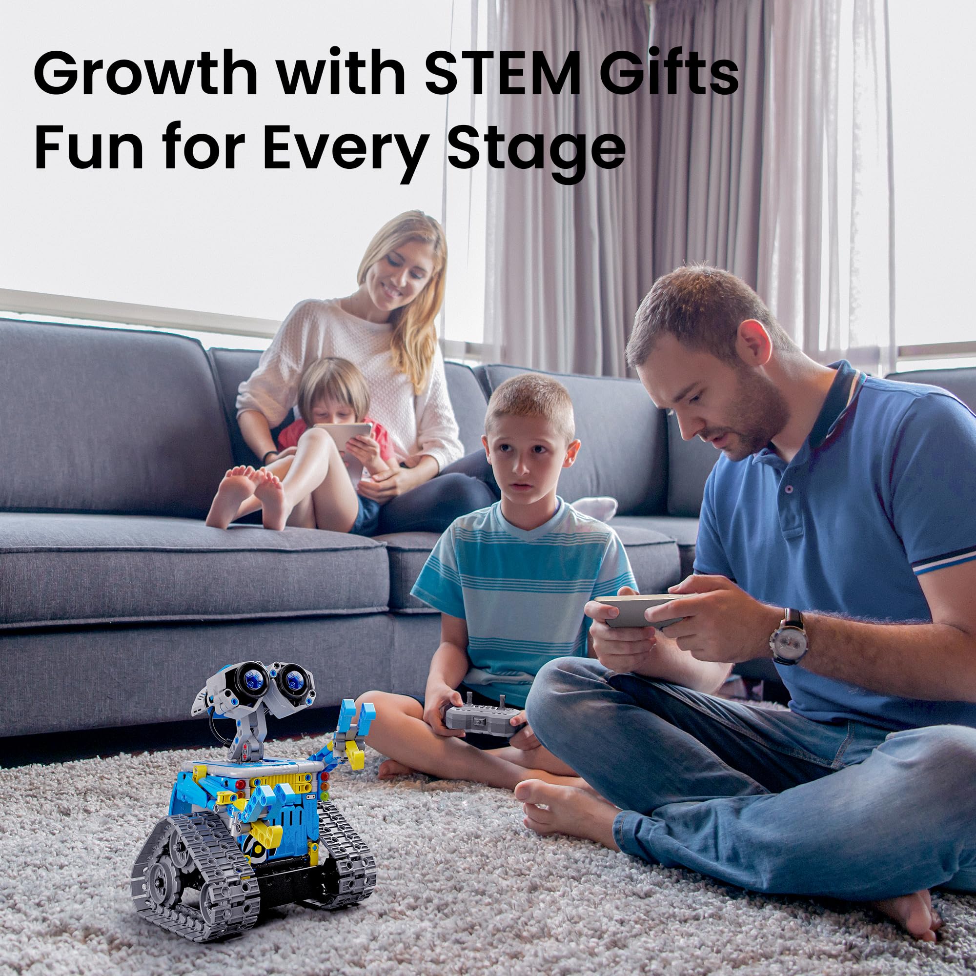 Sillbird remote-control mode lets kids steer the robot for interactive learning.