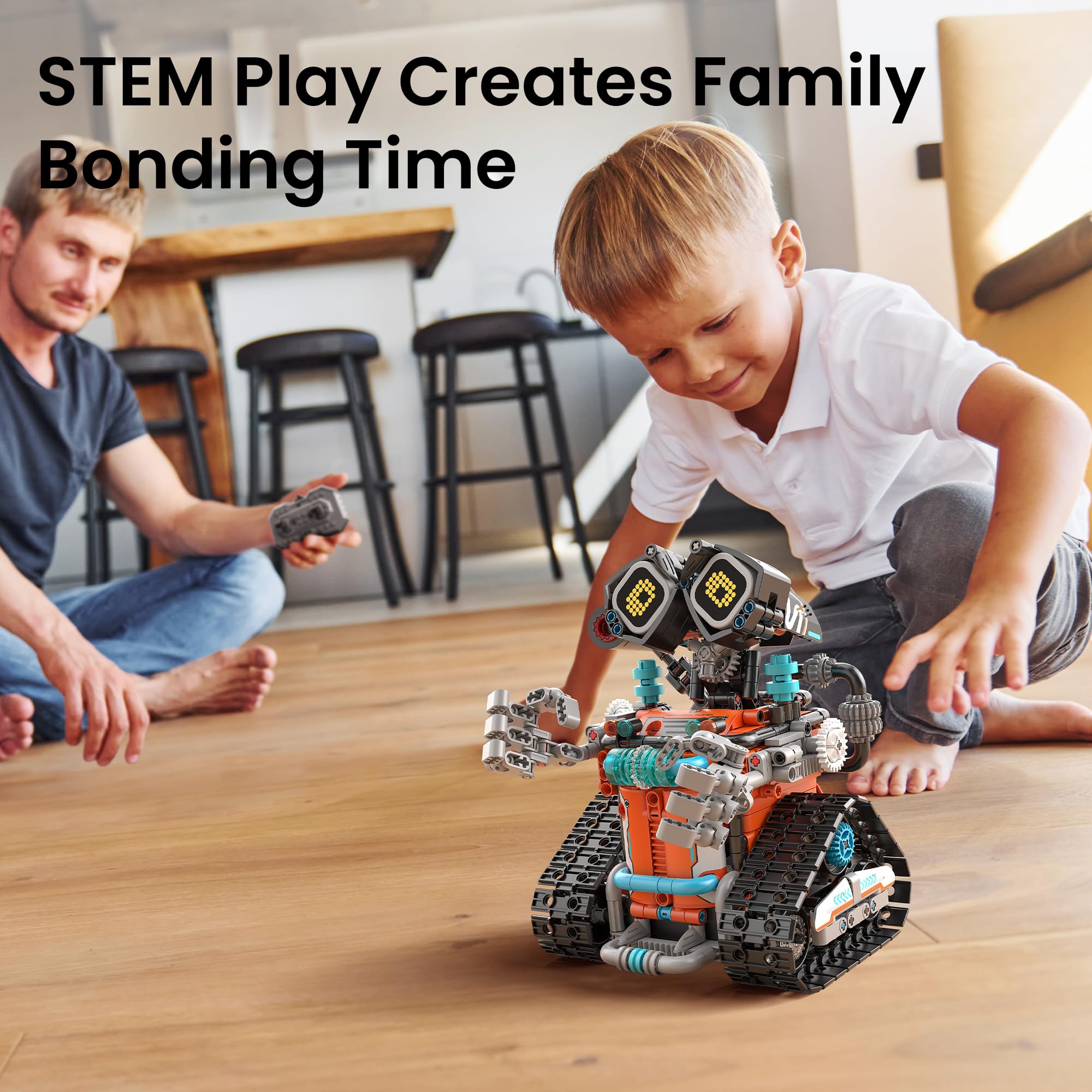 Sillbird 5-in-1 robot with remote control and versatile play