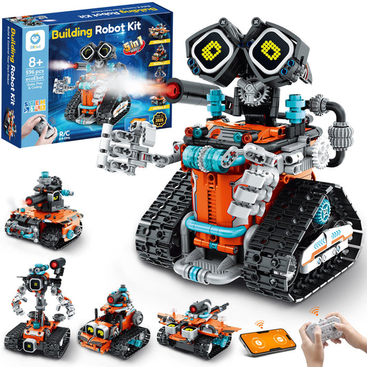 Sillbird robot-building STEM kit with remote control for engaging learning